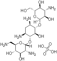 structure of CAS# 29701-07-3, Kanamycin B sulfate