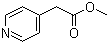 Methyl 4-pyridinylacetate molecular structure (CAS 29800-89-3)
