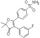 Polmacoxib molecular structure (CAS 301692-76-2)