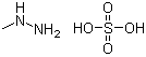 structure of CAS# 302-15-8, Methylhydrazine sulfate ;Sulfuric acid