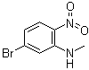 structure of CAS# 302800-13-1, 5-Bromo-N-methyl-2-nitroaniline;4-Bromo-2-methylamino-1-nitrobenzene