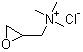 2,3-环氧丙基三甲基氯化铵分子结构 (CAS 3033-77-0)