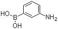 结构式 CAS# 30418-59-8, 3-氨基苯硼酸; 间氨基苯硼酸