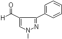 structure of CAS# 304477-40-5, 1-Methyl-3-phenylpyrazole-4-carboxaldehyde