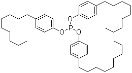 Tris(4-nonylphenyl) phosphite molecular structure (CAS 3050-88-2)