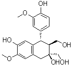 环橄榄树脂素分子结构 (CAS 3064-05-9)