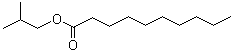 癸酸异丁酯分子结构 (CAS 30673-38-2)