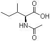 structure of CAS# 3077-46-1, N-Acetyl-L-isoleucine