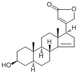 beta-Anhydrouzarigenin molecular structure (CAS 3080-20-4)