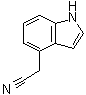 结构式 CAS# 30933-66-5, 1H-吲哚-4-乙腈