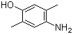 4-Amino-2,5-dimethylphenol molecular structure (CAS 3096-71-7)