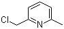2-Chloromethyl-6-methylpyridine molecular structure (CAS 3099-29-4)