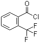 structure of CAS# 312-94-7, 2-(Trifluoromethyl)benzoyl chloride;2-(Trifluoromethyl)benzene-1-carbonyl chloride; alpha,alpha,alpha-Trifluoro-o-toluoyl chloride