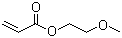 structure of CAS# 3121-61-7, 2-Methoxyethyl acrylate;Ethylene glycol methyl ether acrylate