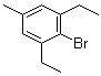 1-Bromo-2,6-diethyl-4-methylbenzene molecular structure (CAS 314084-61-2)