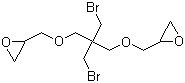2,2-双(溴甲基)-1,3-丙二醇二缩水甘油醚分子结构 (CAS 31452-80-9)