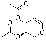 1,5-Anhydro-2-deoxy-D-threo-pent-1-enitol 3,4-diacetate molecular structure (CAS 3152-43-0)