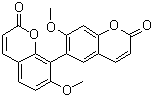 7,7'-Dimethoxy[6,8'-bi-2H-1-benzopyran]-2,2'-dione molecular structure (CAS 3153-73-9)