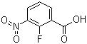 2-Fluoro-3-nitrobenzoic acid molecular structure (CAS 317-46-4)