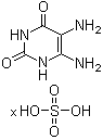 structure of CAS# 32014-70-3, 5,6-Diaminouracil sulfate
