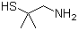 1-Amino-2-methylpropane-2-thiol molecular structure (CAS 32047-53-3)