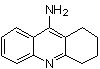 structure of CAS# 321-64-2, 1,2,3,4-Tetrahydro-9-aminoacridine;9-Amino-1,2,3,4-tetrahydroacridine; THA; Tacrine; Tetrahydroaminacrine; Tetrahydroaminoacridine; Tetrahydroaminocrin; Tetrahydroaminocrine