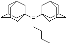 结构式 CAS# 321921-71-5, 正丁基二(1-金刚烷基)膦