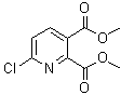 6-Chloro-2,3-pyridinedicarboxylic acid dimethyl ester molecular structure (CAS 32383-03-2)