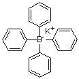 Potassium tetraphenylborate molecular structure (CAS 3244-41-5)