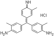 Basic Violet 2 molecular structure (CAS 3248-91-7)