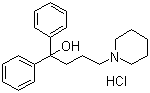 Difenidol hydrochloride molecular structure (CAS 3254-89-5)