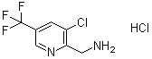 结构式 CAS# 326476-49-7, 2-氨基甲基-3-氯-5-(三氟甲基)吡啶盐酸盐