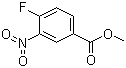 Methyl 4-fluoro-3-nitrobenzoate molecular structure (CAS 329-59-9)