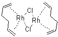Chloro(1,5-hexadiene) rhodium dimer molecular structure (CAS 32965-49-4)