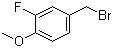 结构式 CAS# 331-61-3, 3-氟-4-甲氧基溴苄