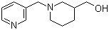 结构式 CAS# 331978-27-9, 1-(吡啶-3-基甲基)哌啶-3-甲醇