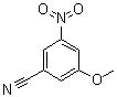 structure of CAS# 33224-19-0, 3-Methoxy-5-nitrobenzonitrile