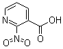 结构式 CAS# 33225-72-8, 2-硝基-3-吡啶羧酸