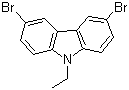 3,6-Dibromo-9-ethylcarbazole molecular structure (CAS 33255-13-9)