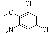 3,5-Dichloro-2-methoxybenzenamine molecular structure (CAS 33353-68-3)