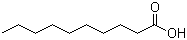 Decanoic acid molecular structure (CAS 334-48-5)