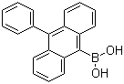 结构式 CAS# 334658-75-2, (10-苯基蒽-9-基)硼酸