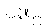 structure of CAS# 339279-00-4, 4-Chloro-6-(methoxymethyl)-2-(3-pyridinyl)pyrimidine