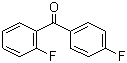 2,4'-二氟二苯甲酮分子结构 (CAS 342-25-6)