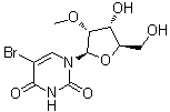5-溴-2'-O-甲基尿苷分子结构 (CAS 34218-83-2)