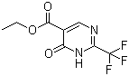 Ethyl 2-trifluoromethyl-4-oxopyrimidine-5-carboxylate molecular structure (CAS 343-67-9)