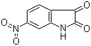 6-Nitro-1H-indole-2,3-dione molecular structure (CAS 3433-54-3)