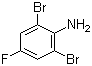 structure of CAS# 344-18-3, 2,6-Dibromo-4-fluoroaniline;1-Amino-2,6-dibromo-4-fluorobenzene