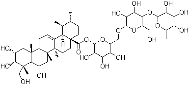 Madecassoside molecular structure (CAS 34540-22-2)