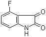 4-Fluoroindoline-2,3-dione molecular structure (CAS 346-34-9)